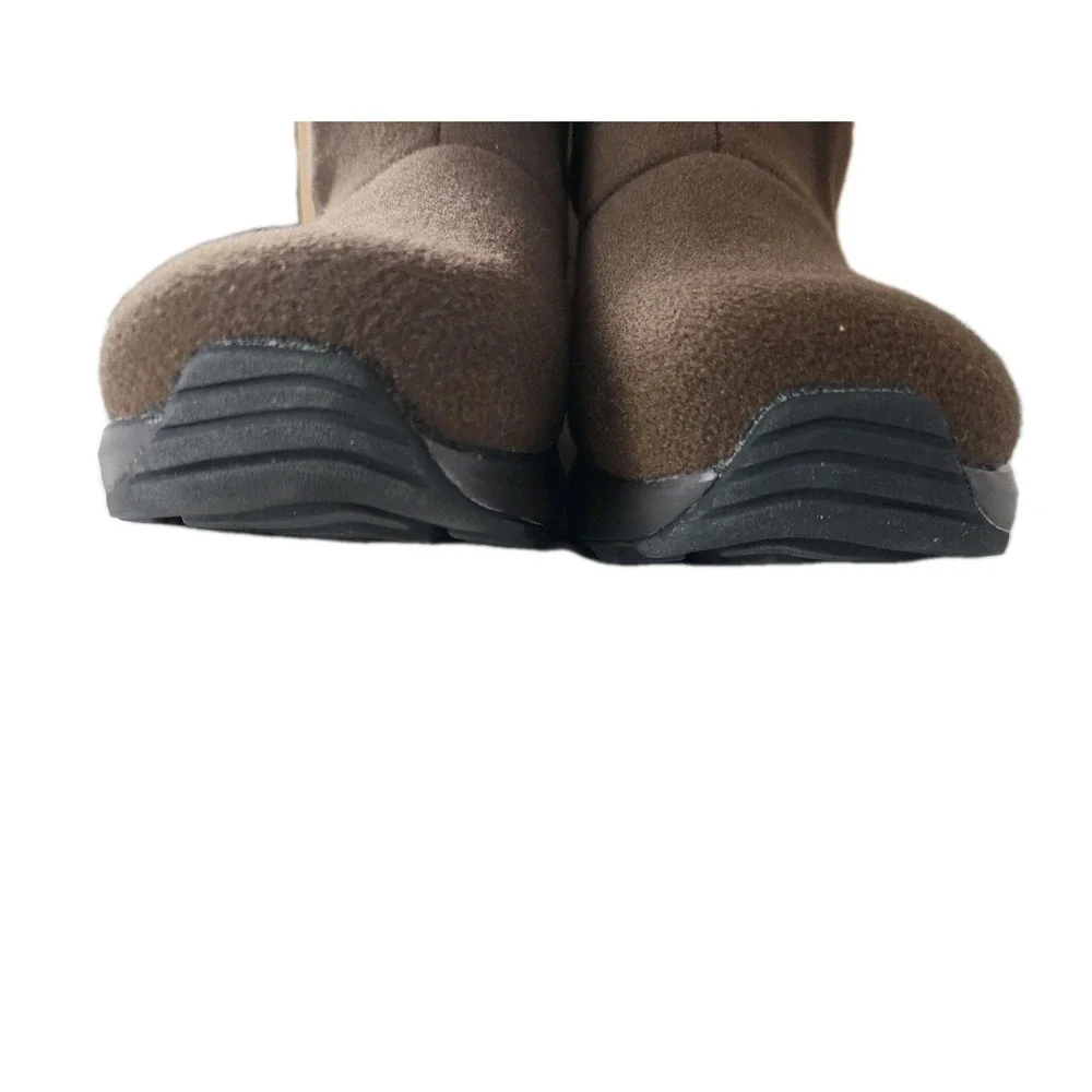 FitVille CozyCore Winter Boots Mens 8.5 WIDE Comfort Tech Orthopedic Support Oak